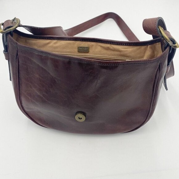 OROTON Australian Handmade Tobacco Brown Handbag Shoulder Strap - Picture 6 of 7